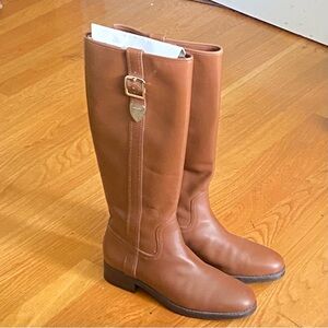 Coach Tan Leather Boots